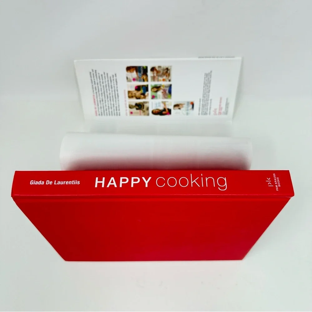 Giada De Laurentiis Autographed Happy Cooking First Edition & Giada At Home